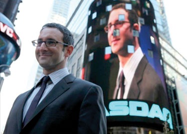 Danny Rings the NASDAQ Opening Bell